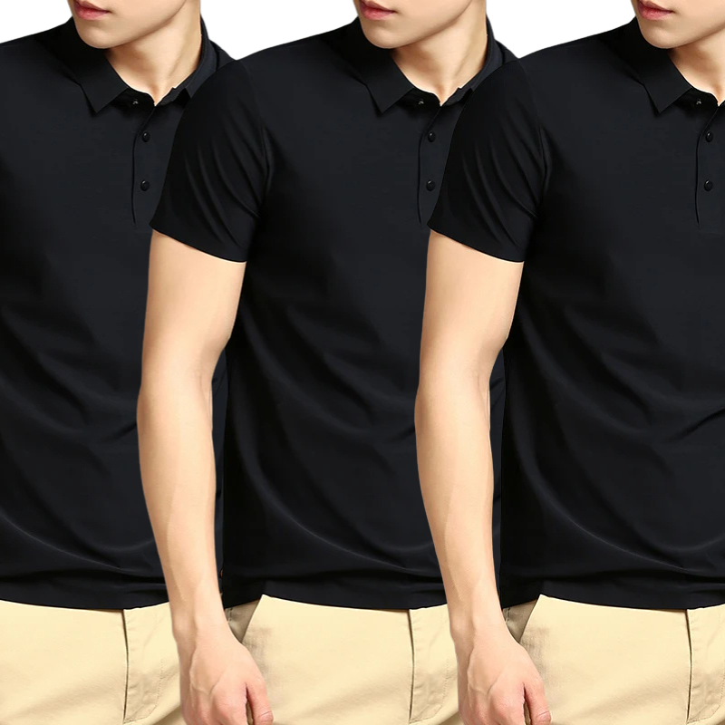 Pague 1 Leve 3 | Camisa Polo Tech - Tecido anti odor + Relogio de Brinde