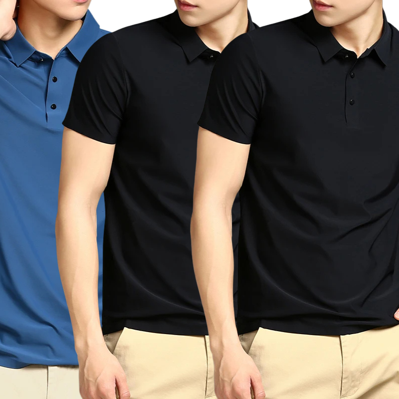 Pague 1 Leve 3 | Camisa Polo Tech - Tecido anti odor + Relogio de Brinde