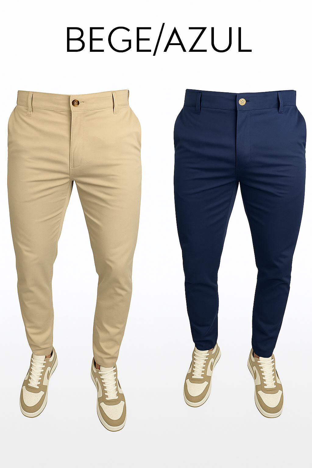 Pague 1 Leve 2 - Calça de Alfaiataria Mônaco com Ajuste