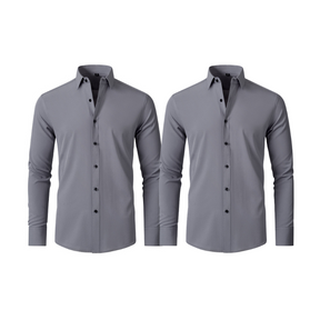 Pague 1 Leve 2 | Camisa Ultra Elegance Social - Original Anti amassados
