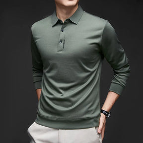 Camisa Polo Manga Longa Tech