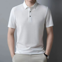 Camisa Polo Fresh Seda Gelo