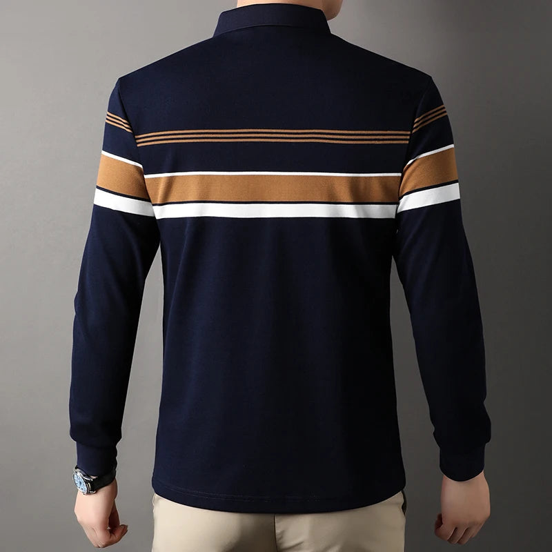 Camisa Polo Nation Manga Longa