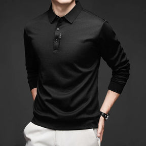 Camisa Polo Manga Longa Tech