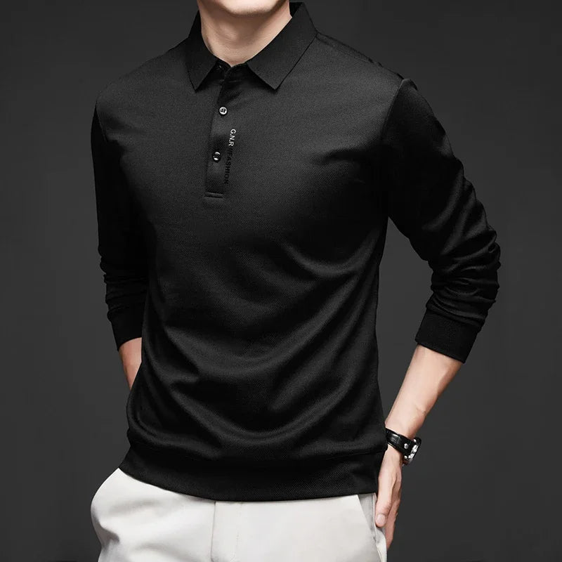 Camisa Polo Manga Longa Tech