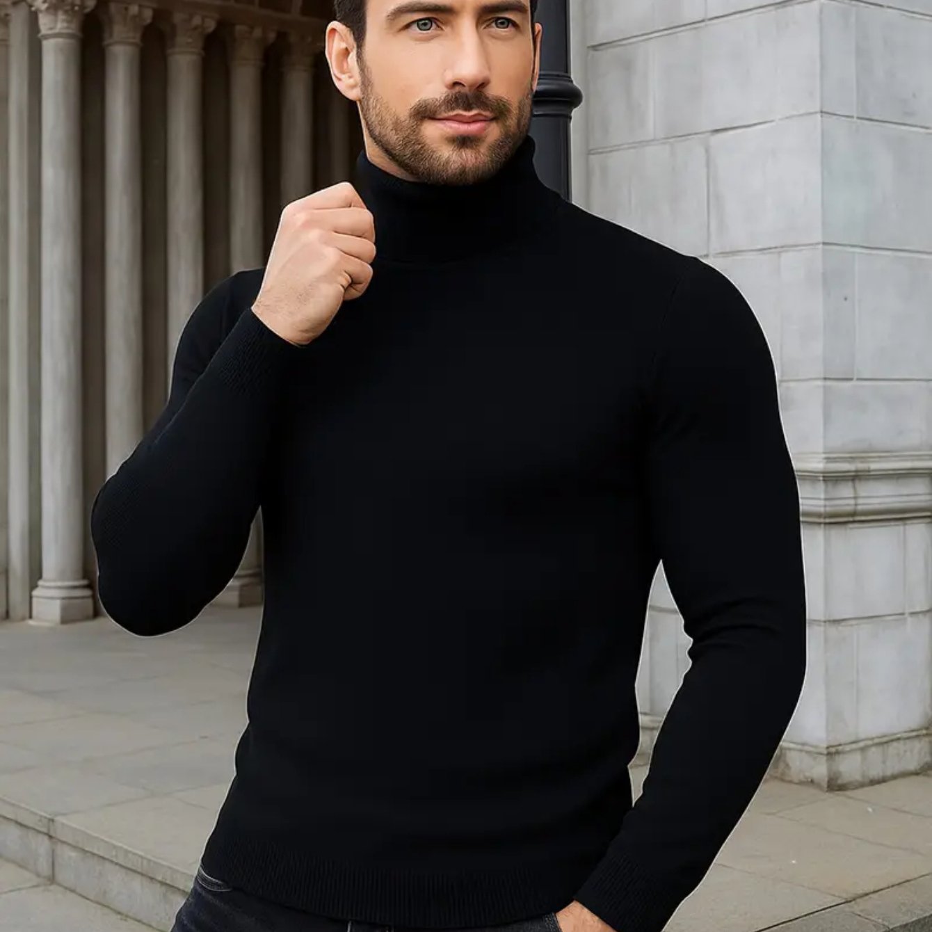 Maglione Dolcevita Como - Tessuto Soft