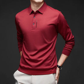 Camisa Polo Manga Longa Tech