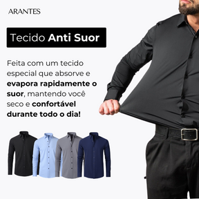 PAGUE 1 LEVE 3 | Camisa Social Ultra Elastech Anti amassados