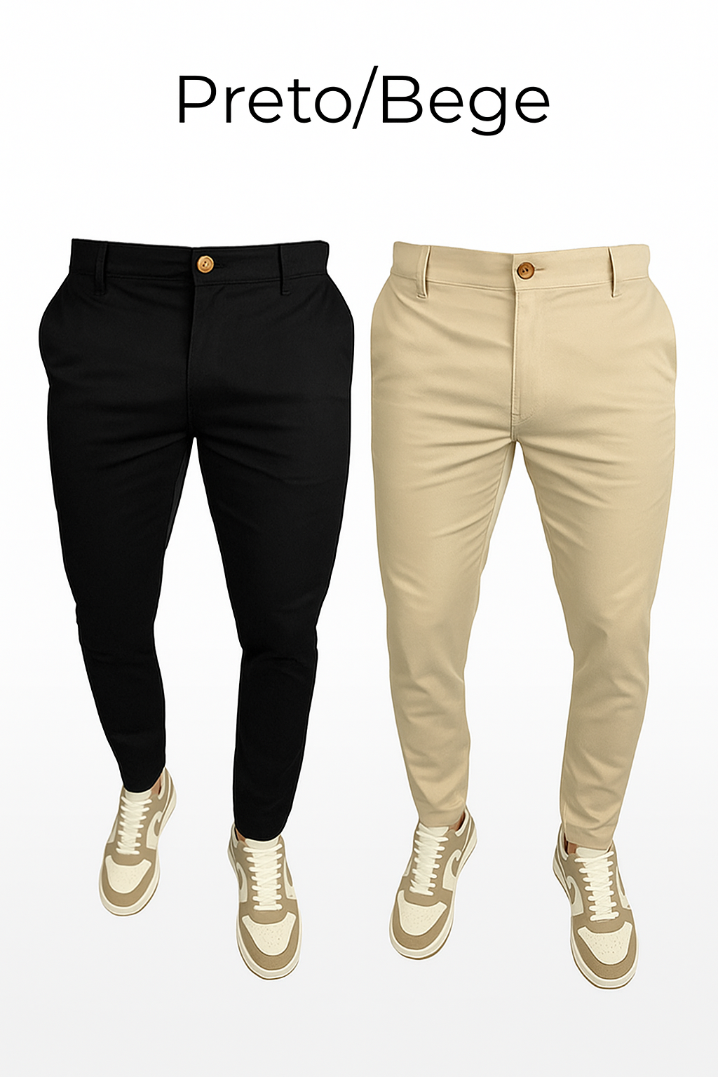 Pague 1 Leve 2 - Calça de Alfaiataria Mônaco com Ajuste