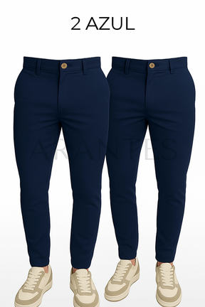 Pague 1 Leve 2 - Calça de Alfaiataria Mônaco com Ajuste