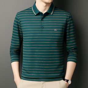 Camisa Polo Manga Longa Elite Royal