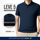 [PAGUE 3 LEVE 5] - Camisa Polo Fresh Seda Gelo + Brinde