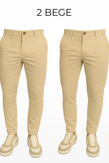 Pague 1 Leve 2 - Calça de Alfaiataria Mônaco com Ajuste