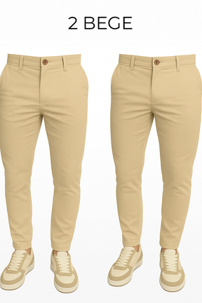 Pague 1 Leve 2 - Calça de Alfaiataria Mônaco com Ajuste