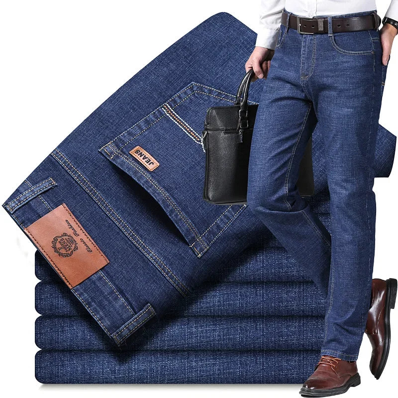 Calça Jeans Masculina Legacy™ com Elastano Premium / O Jeans que Une Elegância, Elasticidade e Liberdade Total de Movimento