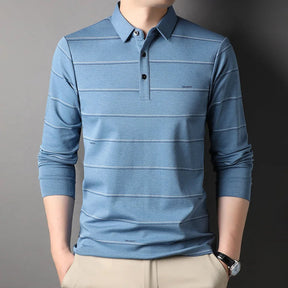 Camisa Polo Manga Longa Elegant Rome