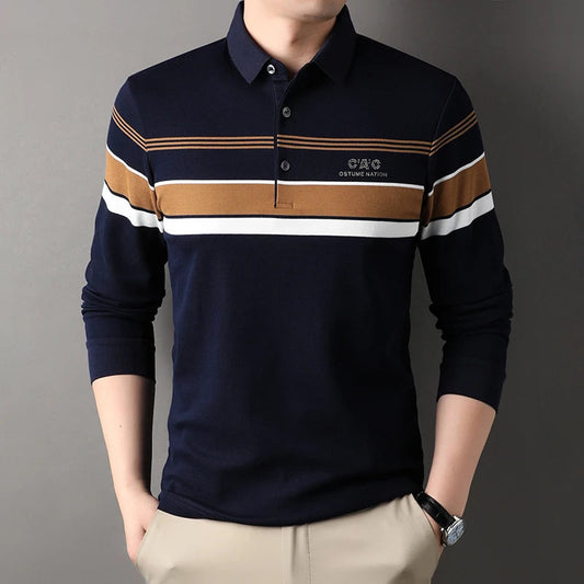 Camisa Polo Nation Manga Longa