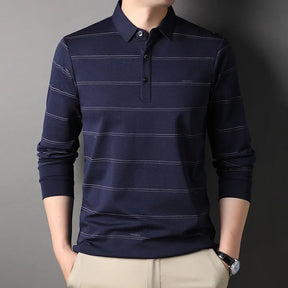 Camisa Polo Manga Longa Elegant Rome