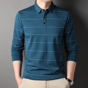 Camisa Polo Manga Longa Elegant Rome