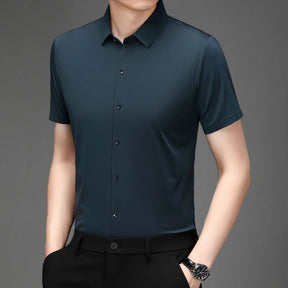 Camisa Social de Manga Curta Ultra Elastic