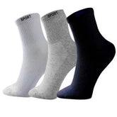 Kit 3 Pares Meia Cano Alto Sport Comfort