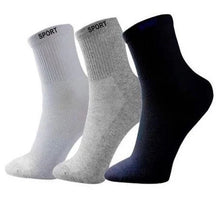 Kit 3 Pares Meia Cano Alto Sport Comfort