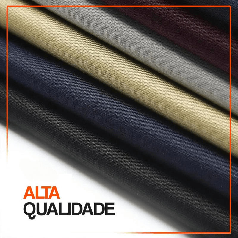 Compre 1 Leve 2 | Calça Social Clássica Alfaiataria + Cinto Social Couro