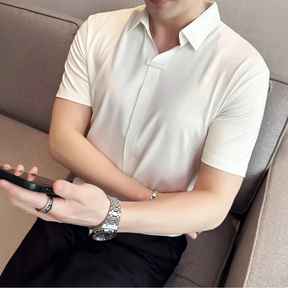 Camisa Estilo Social Masterline Essential + Relógio de Brinde