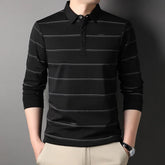 Camisa Polo Manga Longa Elegant Rome