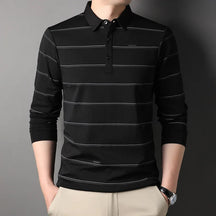 Camisa Polo Manga Longa Elegant Rome